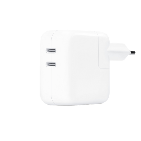 Apple Lichtnetadapter van 35 W met twee USB‑C-poorten