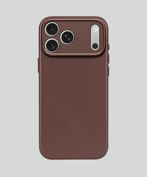 Decoded Leather Backcover - iPhone 17 Pro
