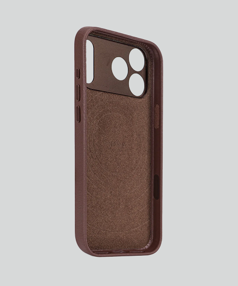 Decoded Leather Backcover - iPhone 17 Pro