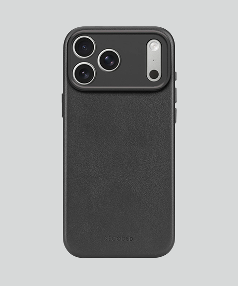 Decoded Leather Backcover - iPhone 17 Pro
