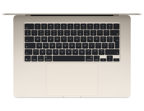 Macbook Air 15-inch M4 10‑core CPU 10‑core GPU 16 GB centraal geheugen 256 GB SSD‑opslag