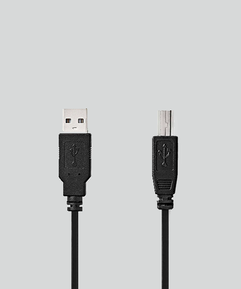 Nedis USB-Kabel USB 2.0 - USB-A Male - USB-B Male - 2M