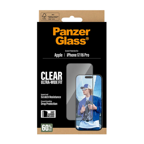 PanzerGlass screenprotector iPhone 17